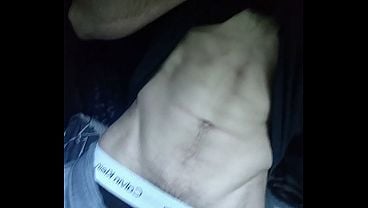 ENGLISHBUll Showing His Abs.