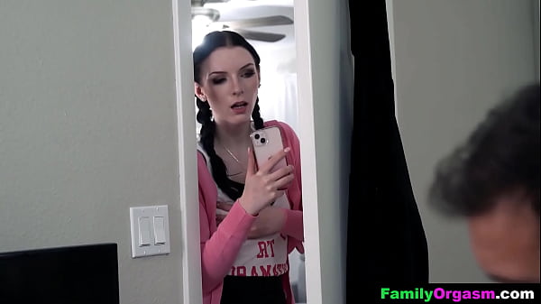 FamilyOrgasm - Mad Father Swats His Rebel Stepkid And Her BFF