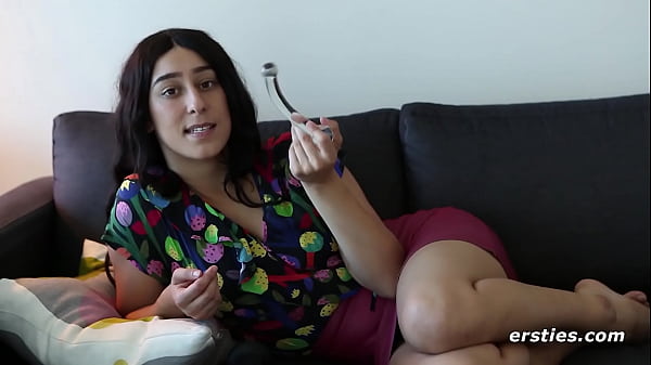 Ersties - Dark Haired Honey Torments Her Snug Booty