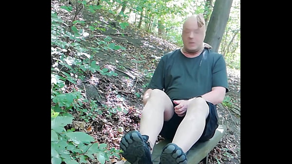 Nylon Fetisch Pause Auf Dem Seilbahnberg