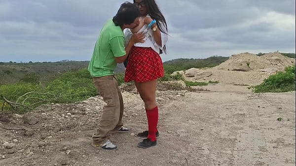 Perverted Old Peasant Finds A Pretty Freshman In Uniform In The Countryside And Tempts Her To Have Sex With Her.