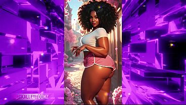 DIGITAL DIVAS 53 BBW HUGE BOOTY RELISH Exclusive Feature: Voluptuous Ebony Ass Sensation