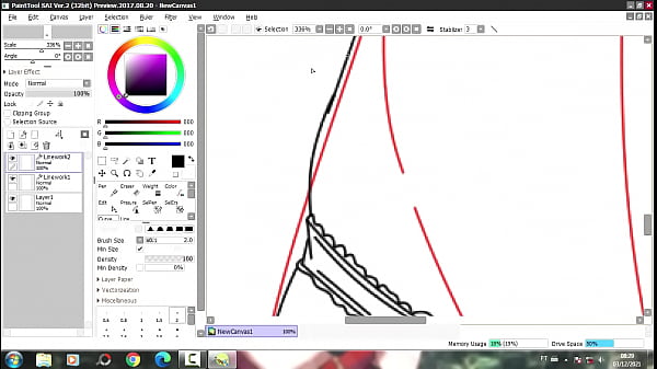 Drawing Ecchi Upskirt Panties (Black Clover) - Repost
