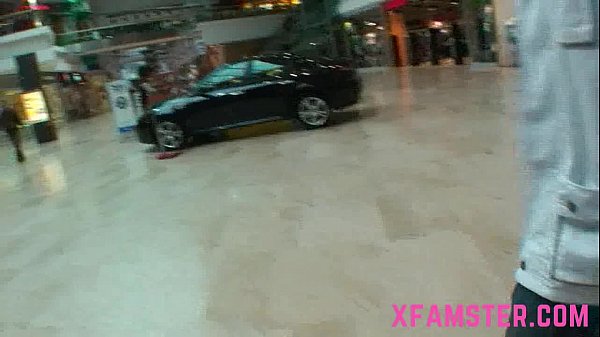 Svelte Clenched Real Pussy Rammed In Public Mall Rough Long In Her Dripping Cunt