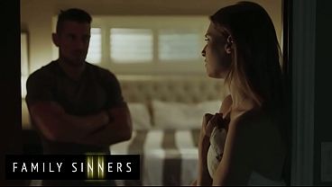 FAMILY SINNERS - Blonde Vixen Taunts Her Boyfriend’s Brother With Her Rear And Gets Him Vigorous