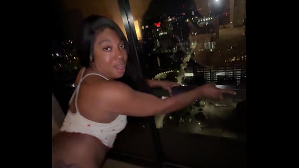 Stepbro Bbc Vs Atl Ebony With A Fat Ass Slam Up Against The Glass