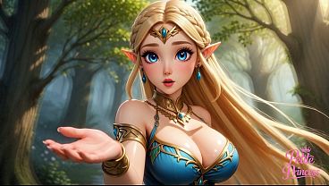 Petite Babygirl Zelda Loving A Picnic In The Lost Woods | AI 4k