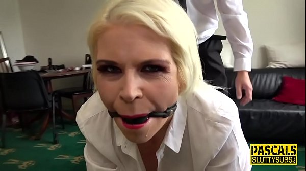 Throated And Muzzle Jizzed Sub Gets Paddled