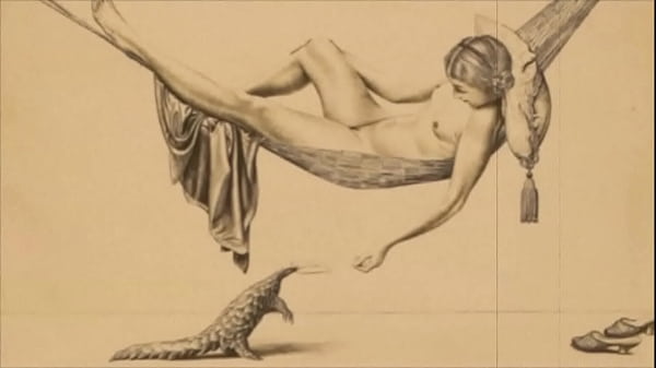 Vintage Sensual Illustration