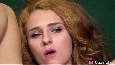 Solo Ginger Lucianna Lucci Masturbates At Home With A Colossal Dildo,in 4K.