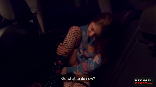 WOW! Christmas Miracle!- In Christmas True Fan Fuck Pornstar In Car - POV - Michael Frost And MihaNika69