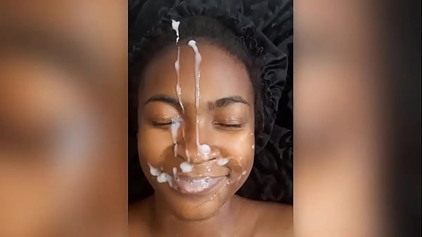 Colossal Cum On Face On Ebony Teen