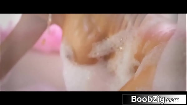 Petite Busty Rack Blonde Bimbo Getting Down And Naughty On A Massive Cock