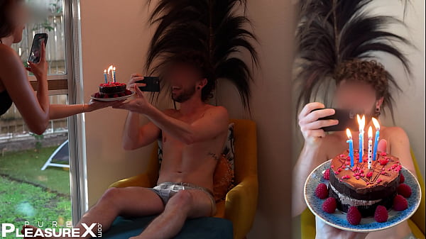 His Kinky Birthday Wish Comes True - Novice Prostate Massage - Pure Satisfy