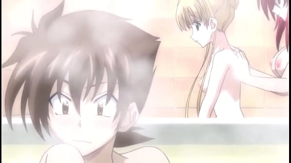 Issei, Rias And Asia Have A Bath Together