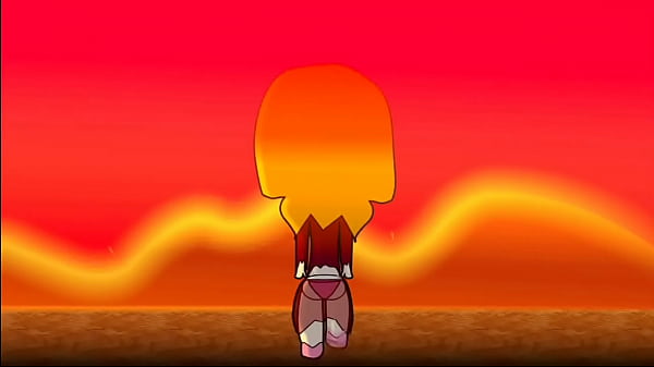 Una Animación Corta Parte 2 Chica Pelo Naranja Tirándose P2