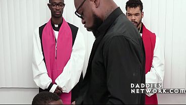 Baptizing This Twink With Priest's Holy Jizz