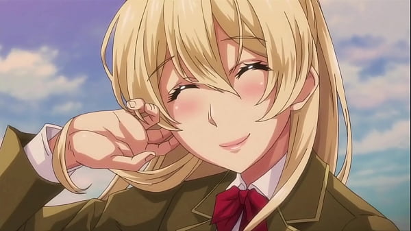 Hentai Golden-haired Girlfriend Seduces On Bf With Older Man