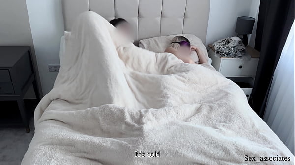 Stepmother And Son Pass A Bed In AirBNB