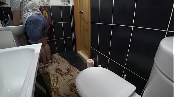 Hidden Camera In The Toilet. The Husband Spies On How Pissing His Seasoned Wife With A Succulent PAWG Naughty Home Fetish And ASMR