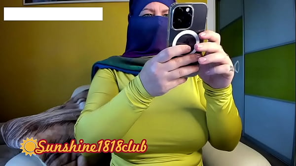 Middle East Hijab Muslim Arabic Honey With Massive Naturals On Cam Recording November 2nd