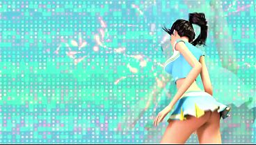 3DGSPOT - Oversized Tits Futanari Bangs Her Pussy With A Little Futanari! 3D CARTOON PORN!