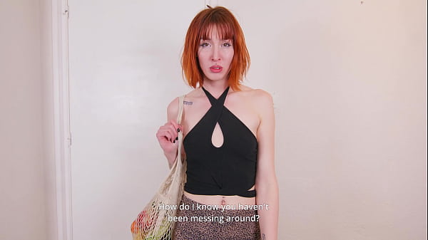 POV Deceiving Housewife Pixie Pink Gets Powerful Bottom Slapping And Anal Punishment, Cucumber In Backside! [DRY Version]