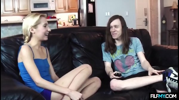 Compact Stepsister Barely-legal Craves To See Her Cock