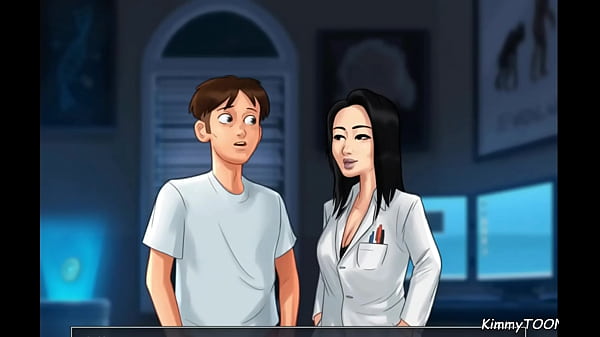 Summertime Saga Sex Scene - Japanese Scientist Lusts Me To Cum - Cream Drinking.