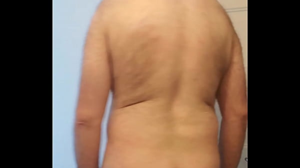 Stripped Martin Lavallée Is Locked In A Chastity Cage And Turns Around With A Dildo In His Anus