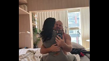 POV:Tattooed Latina Gets Backshots In Front Of A Mirror