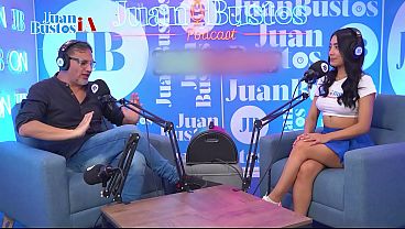 Dainty Dark-haired MayraOficial Climaxes Like Crazy On The Sybian Machine On The Set Of The JuanBustos Podcast!