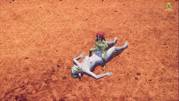 Futa Dark Elf Vs Tiny Goblin Gal On The Farm. [GAME: Breeders Of The Nephelym]