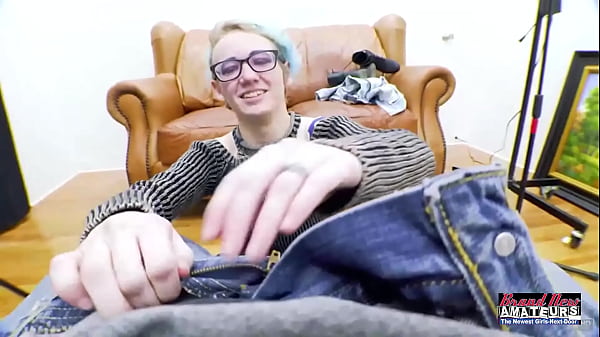 Blue Haired Exotic Freshman Raven Masturbates And Swallows A Vigorous Dick!
