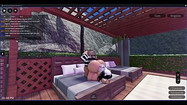 YOUTHFUL LADY LOSES BET WITH NEWCOMER ON THE BEACH AND PRESENTS HIM FREE ACCESS TO HER BUTT AND COOCH | ROBLOX