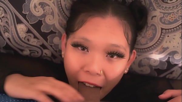 Hot Yielding Asian Babe Face Stuffed