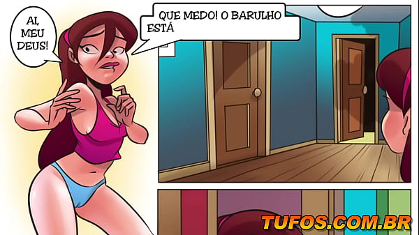 Espiando O Casal Trepar - Os Sacanas Quadrinhos Pornô