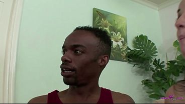 Dirty White Honey And The Mommy Take Turns Working His BBC During The Interracial 3some