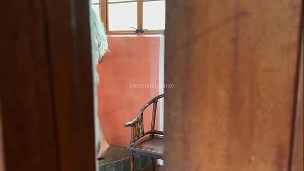 Today You Are My Stepbrother And You Are Spying On Me While I Take A Shower. I Am Sexy, Drenched And Extremely Want To Masturbate, And You Can't Stop Watching Me, You Touch