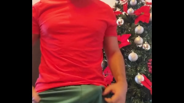NOEL COM SACO CHEIO DE LEITE PASSANDO PARA DESEJAR FELIZ NATAL