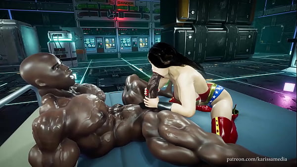 Wonder Woman & Her Black Beefcake Batman