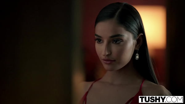 TUSHY Smoldering Actress Emily Gets DPed By Her Two Co-stars