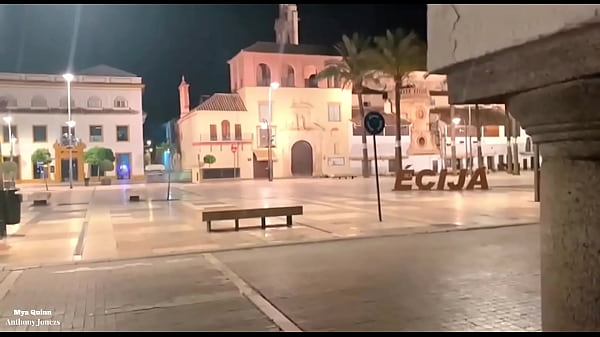 Hot Honey Drilled In The Middle Of The Street In Ecija - Seville Public Porn Video