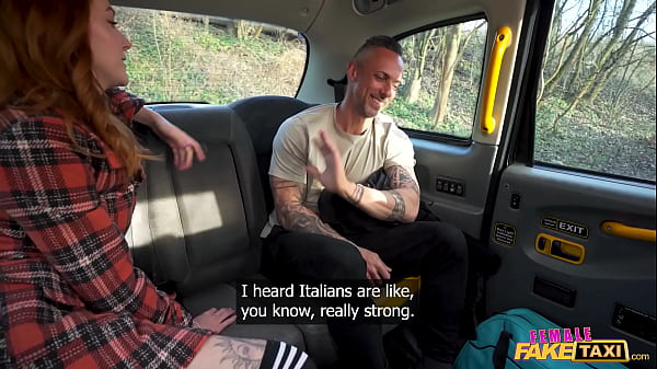 Female Fake Taxi - Cherry Candle Ginger Driver Wet For Muscles And Monster Meat Hot Raw Parked-car Sex
