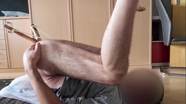Playing With My Butt Sex Slingshot - Penetrating Ass Play Raunchy Games 60fps