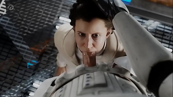 Princess Leia Worships Off A Storm Trooper
