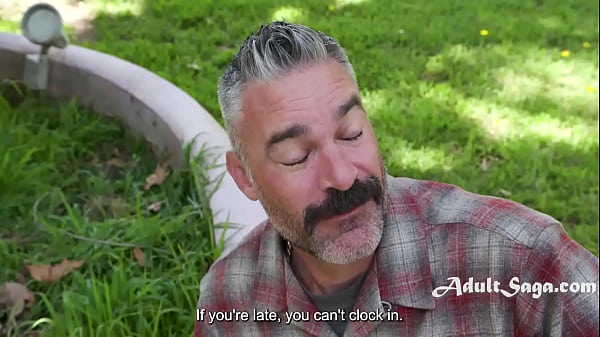 Folksy Bloke Gets A Taste Of Teen Backsy - Scarlett Alexis, Charles Dera