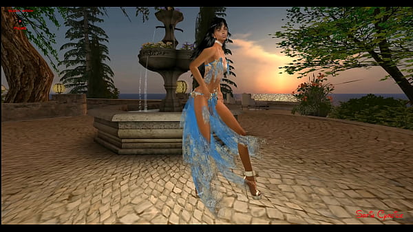 FANTASY BABE BLUE BELLY DANCER