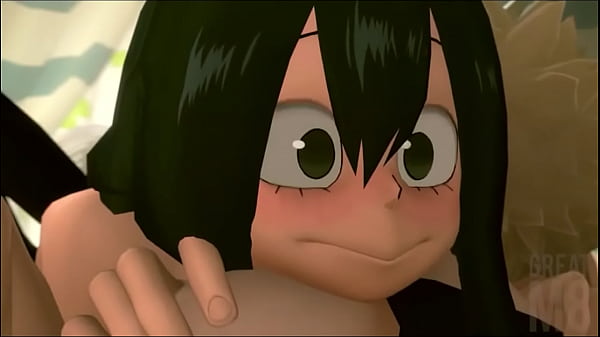 MHA Tsuyu Stuffs Bakugou In Her Dorm GreatM8