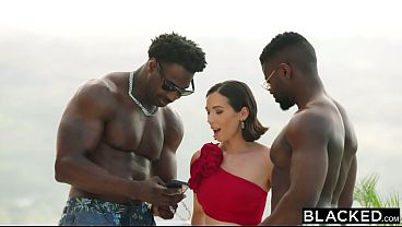 BLACKED Dainty Compact Hotwife Eve Lovely Gets BBC Tag-Teamed For Hubby